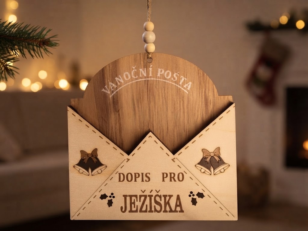 Dekorace ,,Dopis pro Ježíška''